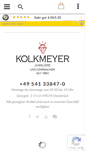 Mobile Screenshot of kolkmeyer.de